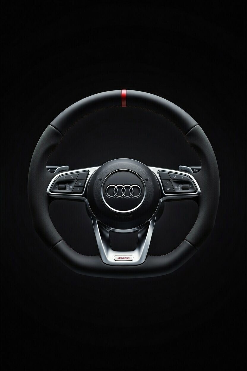 Volant Cuir Perforé & Carbone - Audi S Line / RS